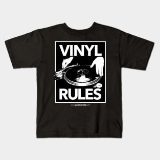 Vinyl Rules Kids T-Shirt